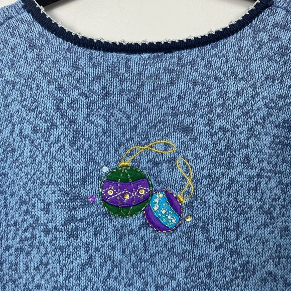 White Stag Women’s Holiday Sweater with snowman - Picture 6 of 8